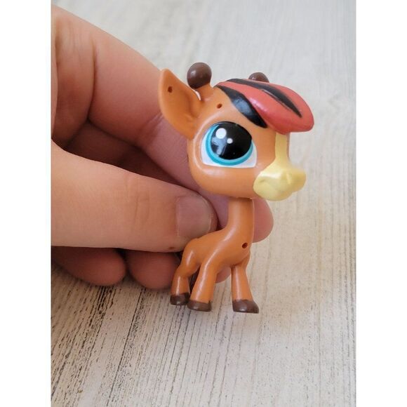 LPS Hasbro giraffe Littlest pet shop toy figure - Picture 2 of 4